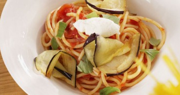 Recept Spaghetti met aubergine Grand'Italia